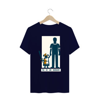 Nome do produto Camiseta Plus Size - Pai De Um Bárbaro