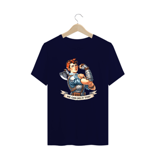 Nome do produto Camiseta Plus Size - We Can Do It Too