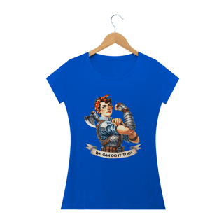 Nome do produto Camiseta  Baby Long - We Can Do It Too!