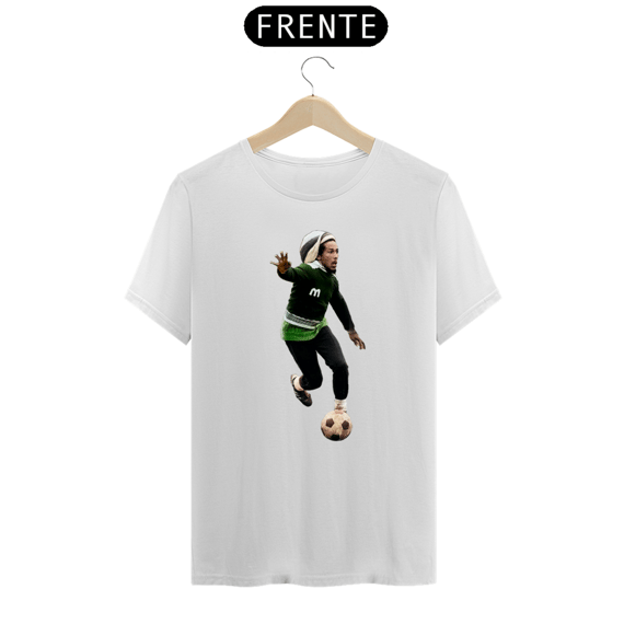 Camiseta - Bob Marley Futebol Bola no Gol