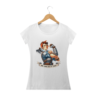 Nome do produto Camiseta  Baby Long - We Can Do It Too!