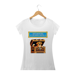 Nome do produto Camiseta  Baby Long - Cachorro Caramelo