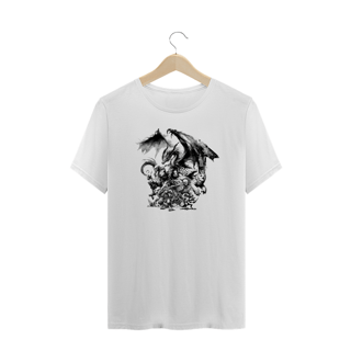 Nome do produto Camiseta Plus Size Unisex - Monstros Clássicos RPG