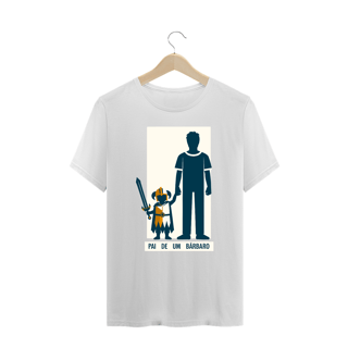 Nome do produto Camiseta Plus Size - Pai De Um Bárbaro