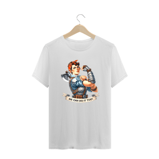 Nome do produto Camiseta Plus Size - We Can Do It Too