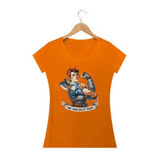 Nome do produto Camiseta  Baby Long - We Can Do It Too!