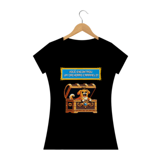 Nome do produto Camiseta  Baby Long - Cachorro Caramelo