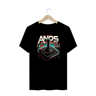 Nome do produto Camiseta Plus Size Unisex - Anos 80 Gamer