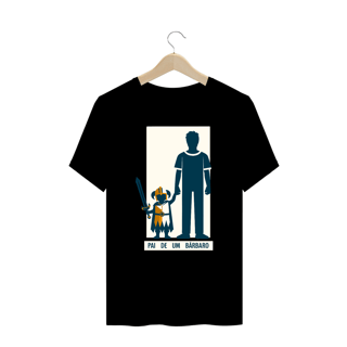 Nome do produto Camiseta Plus Size - Pai De Um Bárbaro