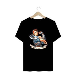 Nome do produto Camiseta Plus Size - We Can Do It Too