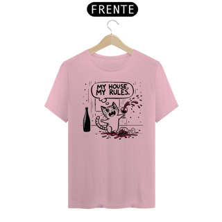 Nome do produto Camiseta - My House My Rules!