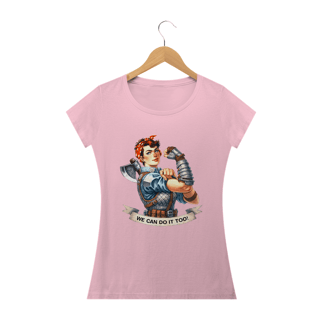 Nome do produto Camiseta  Baby Long - We Can Do It Too!