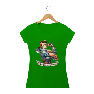 Nome do produto Camiseta  Baby Long - We Can Do It Too!