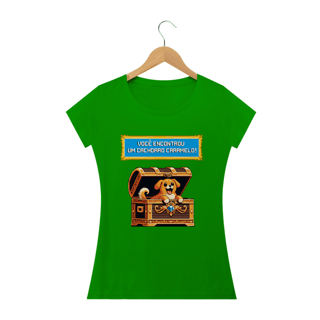 Nome do produto Camiseta  Baby Long - Cachorro Caramelo