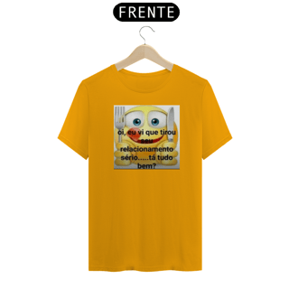 Nome do produto Camiseta oi vi que tirou o relacionamento sério