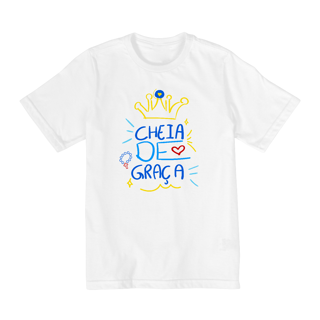 Nome do produto CAMISETA - MARIA CHEIA DE GRAÇA (QUALITY INFANTIL 10-14)