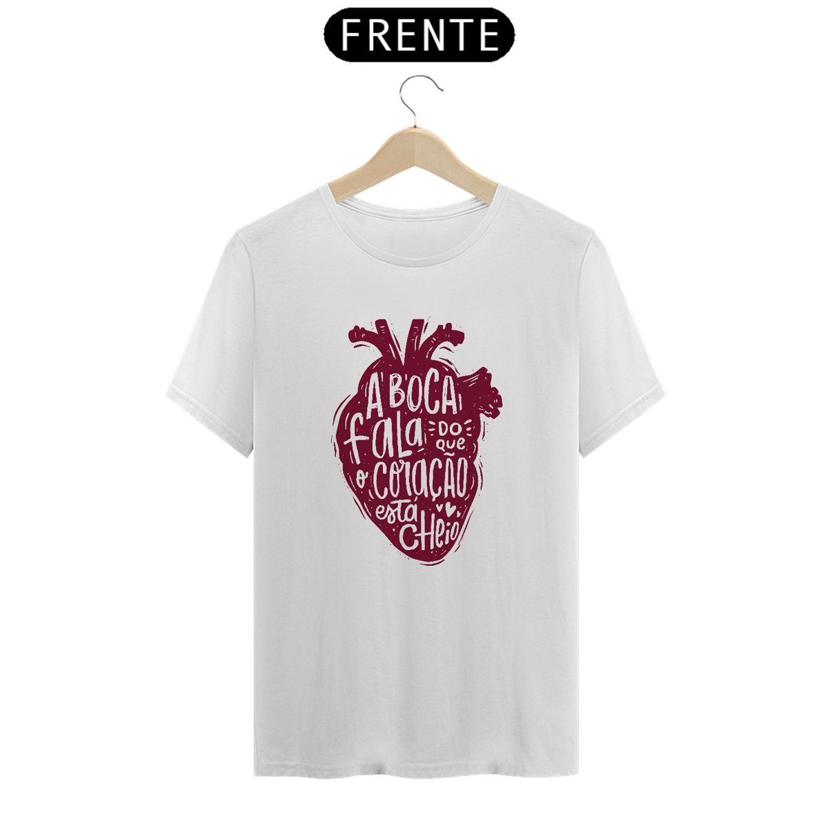 Nome do produto: CAMISETA - A BOCA FALA (QUALITY)