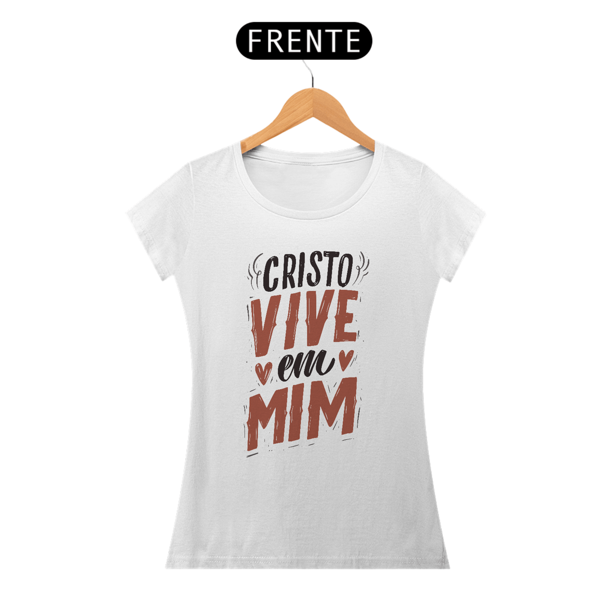 Nome do produto: CAMISETA  - CRISTO VIVE EM MIM (BLQUALITY)
