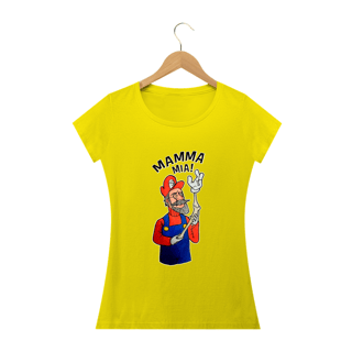 Nome do produto Camiseta Babylook Super Still Bros - Mamma Mia - StillSincero