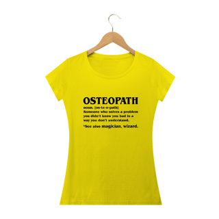 Nome do produto Camiseta Babylook Significado Osteopath (Inglês)