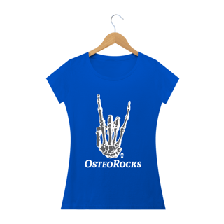 Nome do produto Camiseta Babylook StillSincero OsteoRocks - Osteopatia Rock