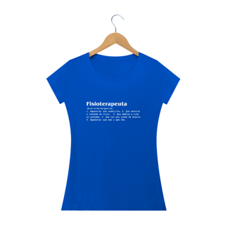 Nome do produto Camiseta Fisioterapia - Significado Fisioterapeuta (Estampa Clara)