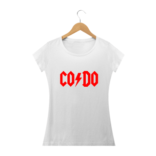 Nome do produto Camiseta Babylook Osteopatia CO/DO - AC/DC - StillSincero