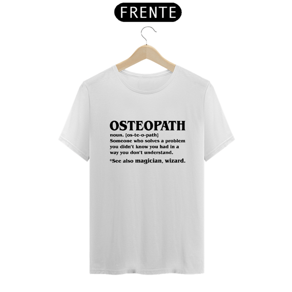 Camiseta Significado Osteopath (Inglês)