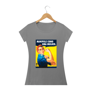 Nome do produto Camiseta Babylook Osteopata - Manipule Como Uma Mulher - StillSincero
