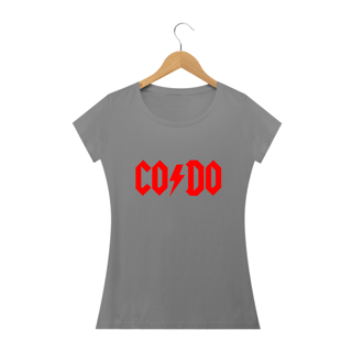 Nome do produto Camiseta Babylook Osteopatia CO/DO - AC/DC - StillSincero