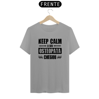 Nome do produto Camiseta Osteopata - Keep Calm (Estampa Preta)