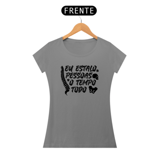 Nome do produto Camiseta Osteopatia - Estalo Pessoas (Estampa Preta)