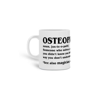 Caneca Osteopath Significado - StillSincero