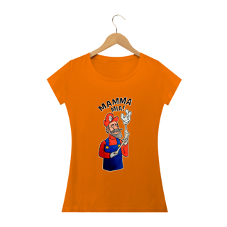 Nome do produto Camiseta Babylook Super Still Bros - Mamma Mia - StillSincero