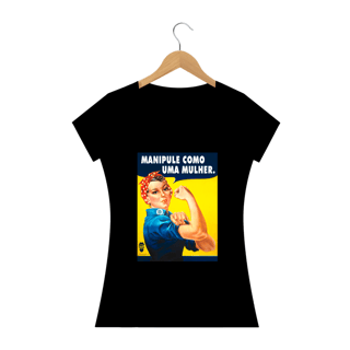 Nome do produto Camiseta Babylook Osteopata - Manipule Como Uma Mulher - StillSincero