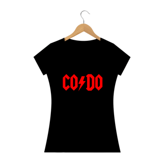 Camiseta Babylook Osteopatia CO/DO - AC/DC - StillSincero