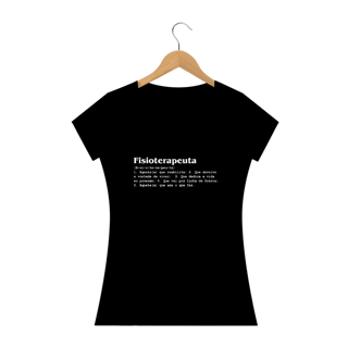 Nome do produto Camiseta Fisioterapia - Significado Fisioterapeuta (Estampa Clara)