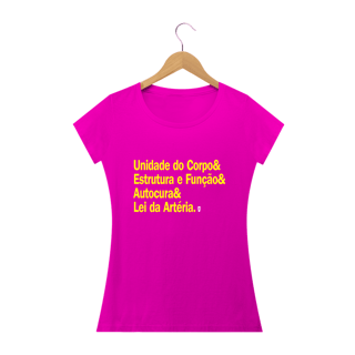 Nome do produto Camiseta Babylook Estrutura Osteopatia - StillSincero