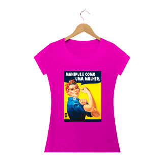 Nome do produto Camiseta Babylook Osteopata - Manipule Como Uma Mulher - StillSincero