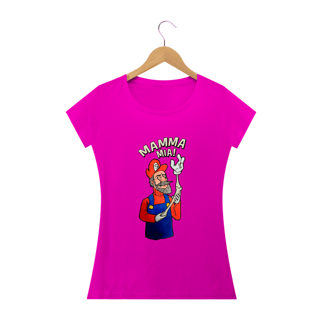 Nome do produto Camiseta Babylook Super Still Bros - Mamma Mia - Osteopatia