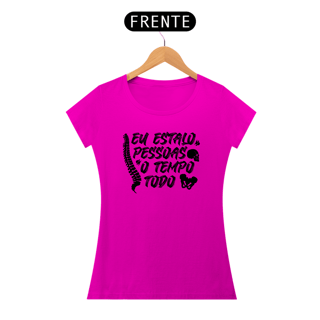Nome do produto Camiseta Osteopatia - Estalo Pessoas (Estampa Preta)