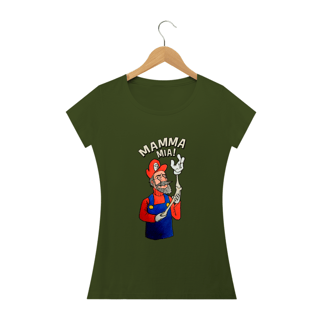 Nome do produto Camiseta Babylook Super Still Bros - Mamma Mia - Osteopatia