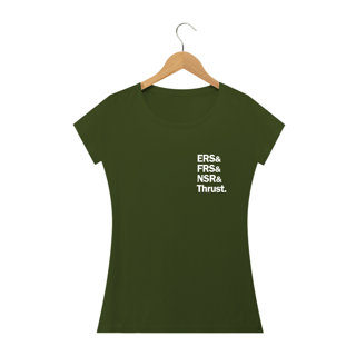 Nome do produto Camiseta Babylook Osteopatia - Thrust - StillSincero