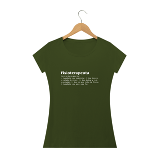 Nome do produto Camiseta Fisioterapia - Significado Fisioterapeuta (Estampa Clara)