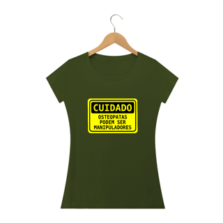 Nome do produto Camiseta Feminina Osteopatas Manipuladores