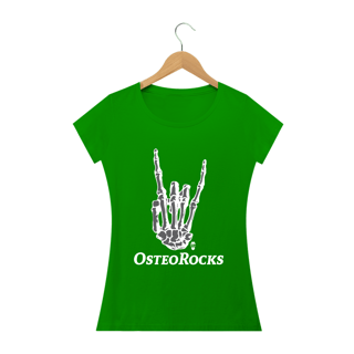 Nome do produto Camiseta Babylook StillSincero OsteoRocks - Osteopatia Rock