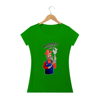Nome do produto Camiseta Babylook Super Still Bros - Mamma Mia - StillSincero