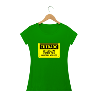 Nome do produto Camiseta Feminina Osteopatas Manipuladores