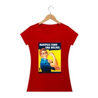Nome do produto Camiseta Babylook Osteopata - Manipule Como Uma Mulher - StillSincero