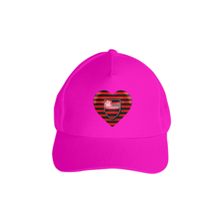 Nome do produto Boné personalizado, com um escudo em forma de Coração.